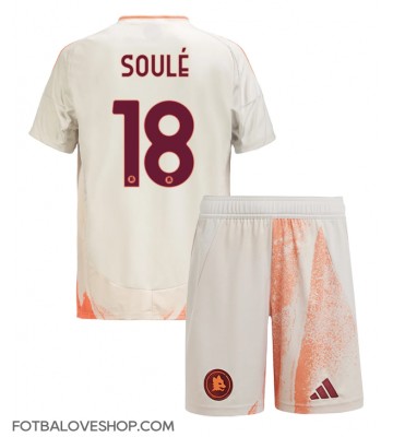AS Roma Matias Soule #18 Dětské Venkovní Dres 2024-25 Krátký Rukáv (+ trenýrky)
